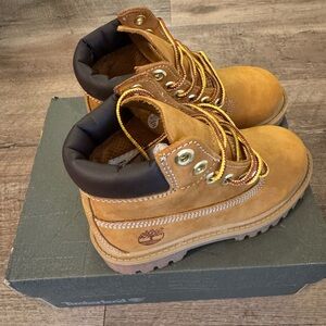 Timberland Kids Brown Lace-Up Boots